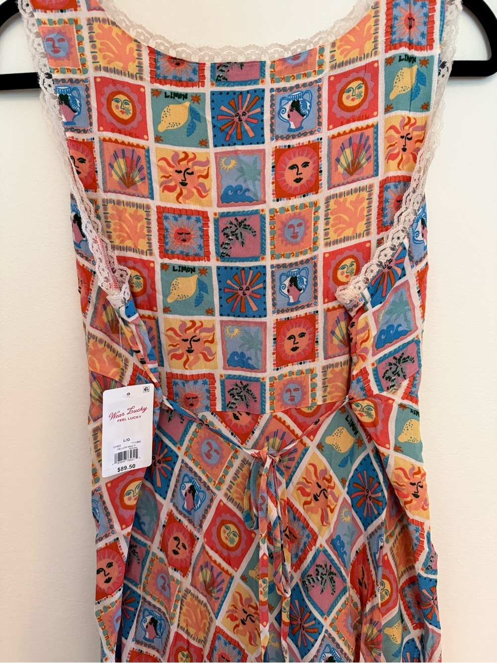 NWT Lucky Brand Femme Printed Mini Dress - Picture 10 of 12